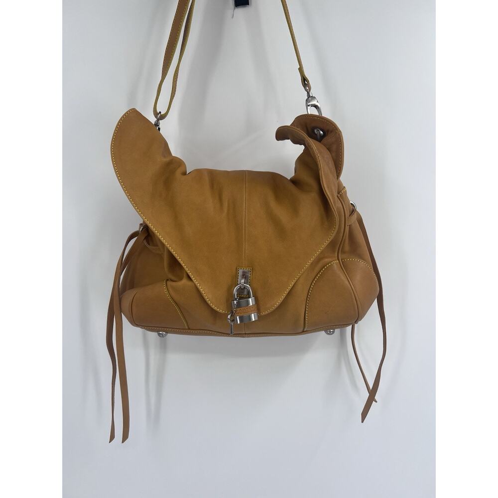 Sorial Tan Shoulder Bag with Silver Hardware